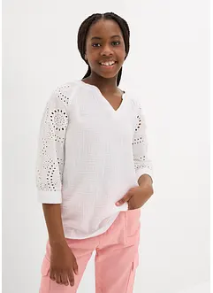 Tuniekblouse van luchtige mousseline, bonprix