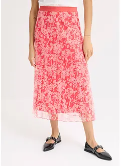Plissé rok van jersey mesh, bonprix
