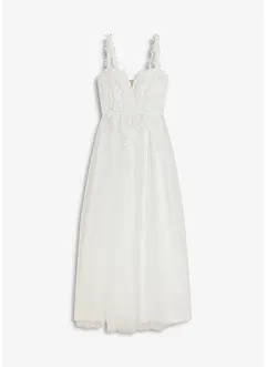 Trouwjurk van zachte tule met kant, bonprix