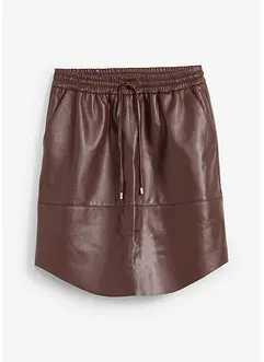 Leren rok van lamsnappa, bonprix