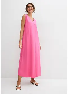 Jurk met spaghettibandjes van soepele viscose, bonprix