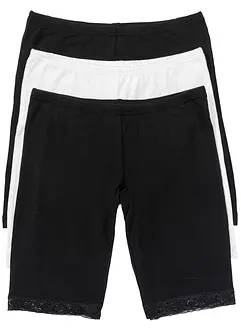 Lange dames boxer met kant (set van 3), bonprix
