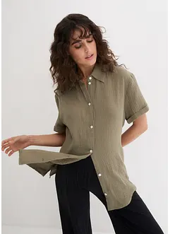 2-in-1 zwangerschapsblouse/voedingsblouse van mousseline, bonprix