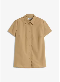 Popeline blouse met korte mouwen, bonprix