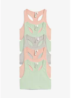Bralette met biologisch katoen (set van 5), bonprix