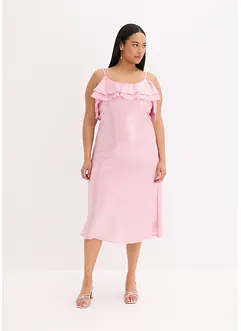 Midi jurk met volants, bonprix
