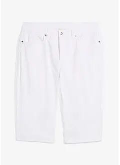 Lange stretch jeans bermuda, regular fit, bonprix