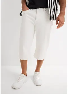 Lange stretch jeans bermuda, regular fit, bonprix