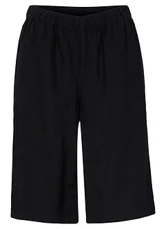 Bermuda met linnen en high waist comfortband, bonprix