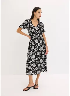 Gedessineerde midi jurk, bonprix