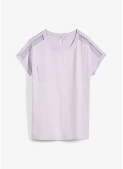Luchtig shirt met kant, bonprix