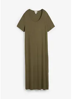 Comfortabele shirtjurk met split in maxilengte, bonprix