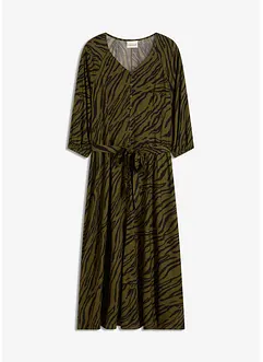 Midi jurk van soepele viscose, bonprix