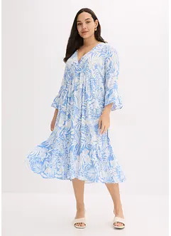 Gedessineerde tuniekjurk van soepele viscose, bonprix