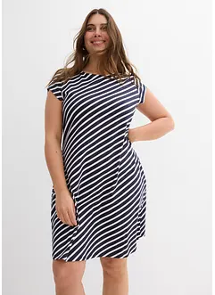 Jersey jurk in een aansluitend model, bonprix