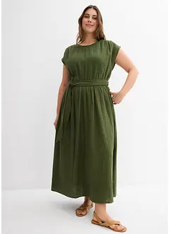 Midi jurk van katoen, bonprix