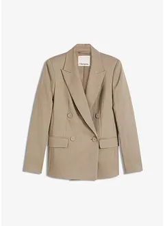 Blazer met lyocell in crincle-look, bonprix