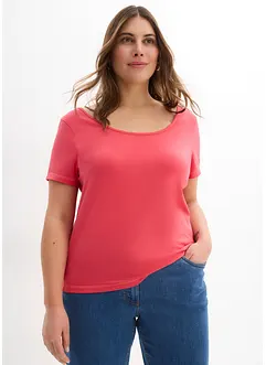 T-shirt met diepe halslijn achter, bonprix