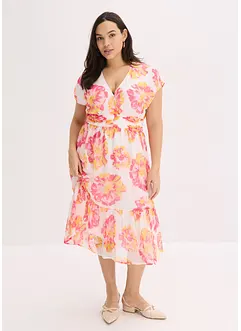 Gedessineerde midi jurk, bonprix