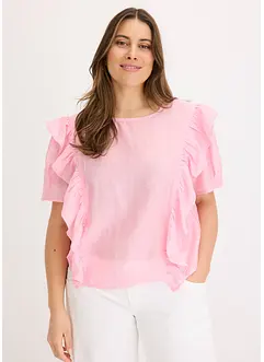 Blouse met volants, bonprix