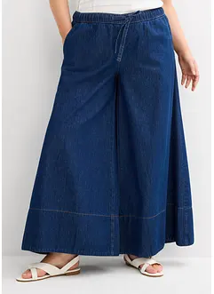 Wide leg jeans, mid waist, comfortabele taillenband, bonprix