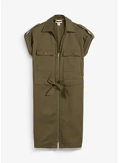 Cargo jurk met strikceintuur, bonprix