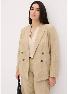 Blazer met linnen, bonprix