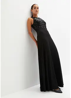 Maxi jurk met paillettenborduurwerk, bonprix