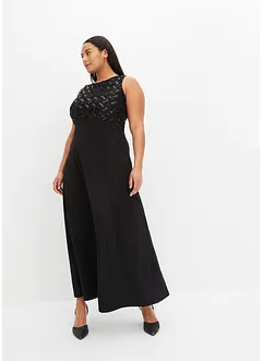 Maxi jurk met paillettenborduurwerk, bonprix