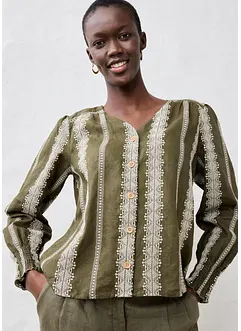 Linnen blouse, bonprix