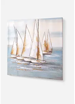 Canvas schilderij met zeilboten, bonprix