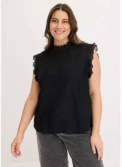 Blouse met volants, bonprix