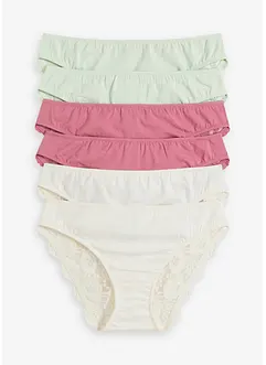 Slip met kant (set van 6), bonprix