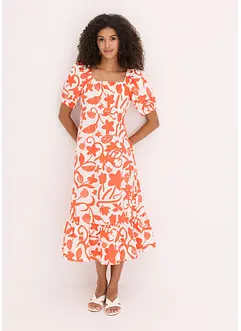 Midi jurk van puur biologisch katoen, bonprix