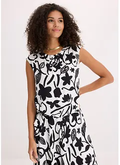 Korte blousetop van soepele viscose, bonprix