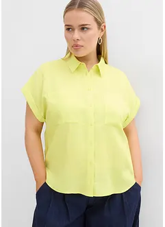 Overhemdblouse van een soepele Lyocellmix, bonprix