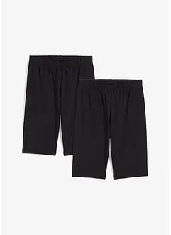 Biker short van een elastische katoenmix (set van 2), bonprix