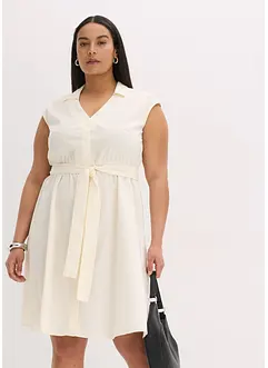 Jurk met strikceintuur, bonprix