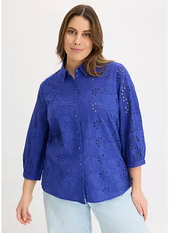Blouse met broderie anglaise, bonprix