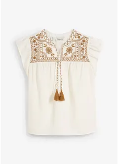 Tuniek met zijde en borduurwerk, bonprix