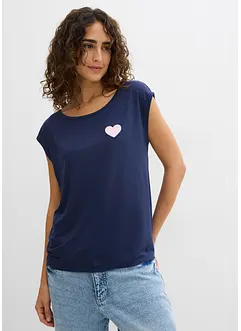 High-low shirt van een soepele viscosemix, bonprix