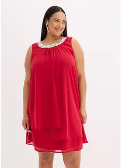 Chiffon Jurk met applicatie, bonprix