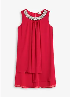 Chiffon Jurk met applicatie, bonprix