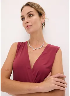 Ketting + oorstekers (3-dlg. sieradenset), bonprix
