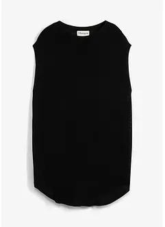 Ballonvormige gebreide top van fijne viscose, bonprix