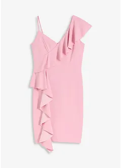 Bodycon jurk van gestructureerde crêpe, bonprix