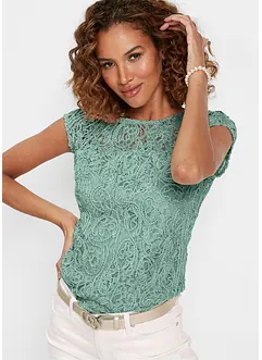 Blouse van koordkant, bonprix