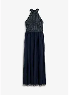 Maxi jurk met kralenborduursel, bonprix