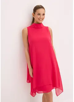 Chiffon jurk met sjaalkraag, bonprix