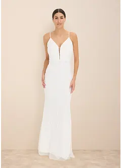 Trouwjurk met paillettenborduursel, bonprix